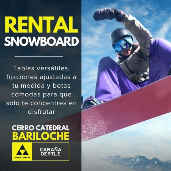 Cabaña Oertle Snowboard